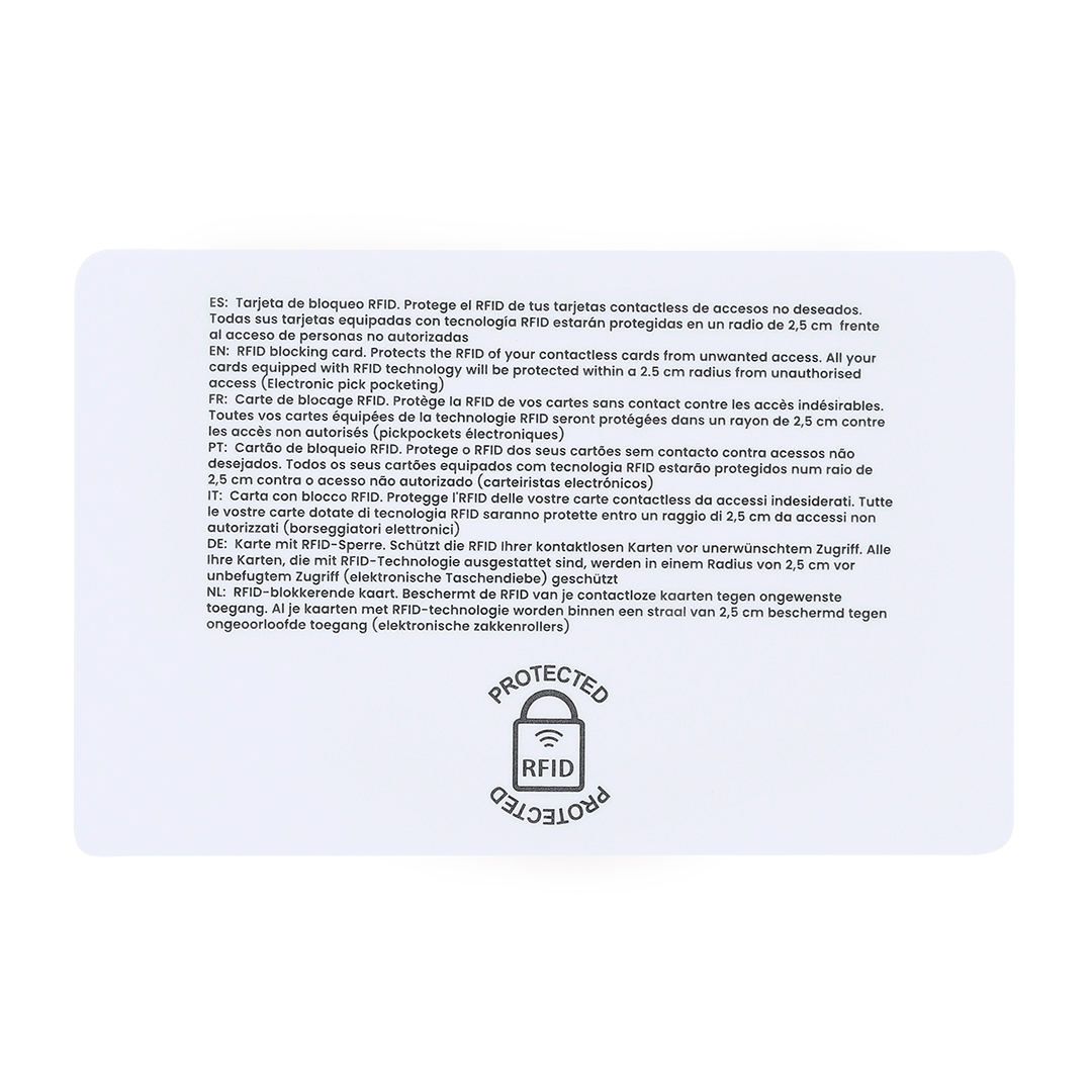 Tarjeta Bloqueo RFID Fatton - Imagen 4
