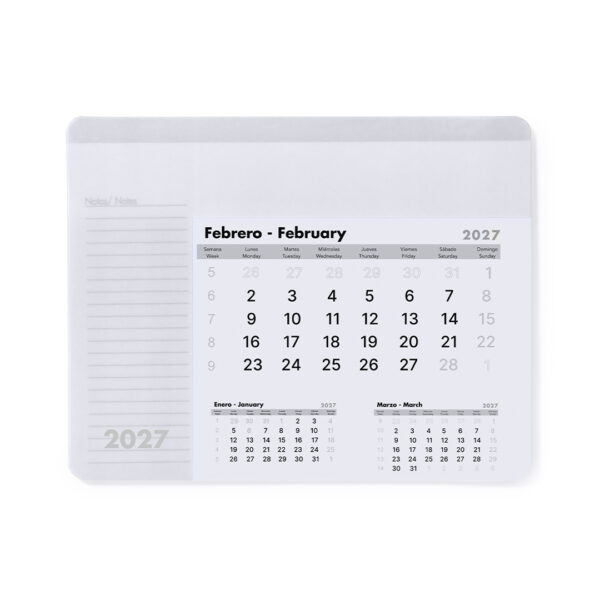 Alfombrilla Calendario Rendux